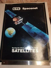 POSTER - GTE SPACENET - SERVING THE U.S.A. WITH C & KU BAND SATELLITES - SPACE