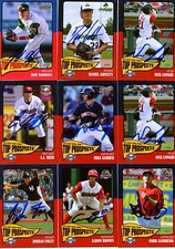 NICK LONGHI SIGNED 2014 NYPL TOP PROSPECT ROOKIE CARD NY PENN LEAGUE AUTO