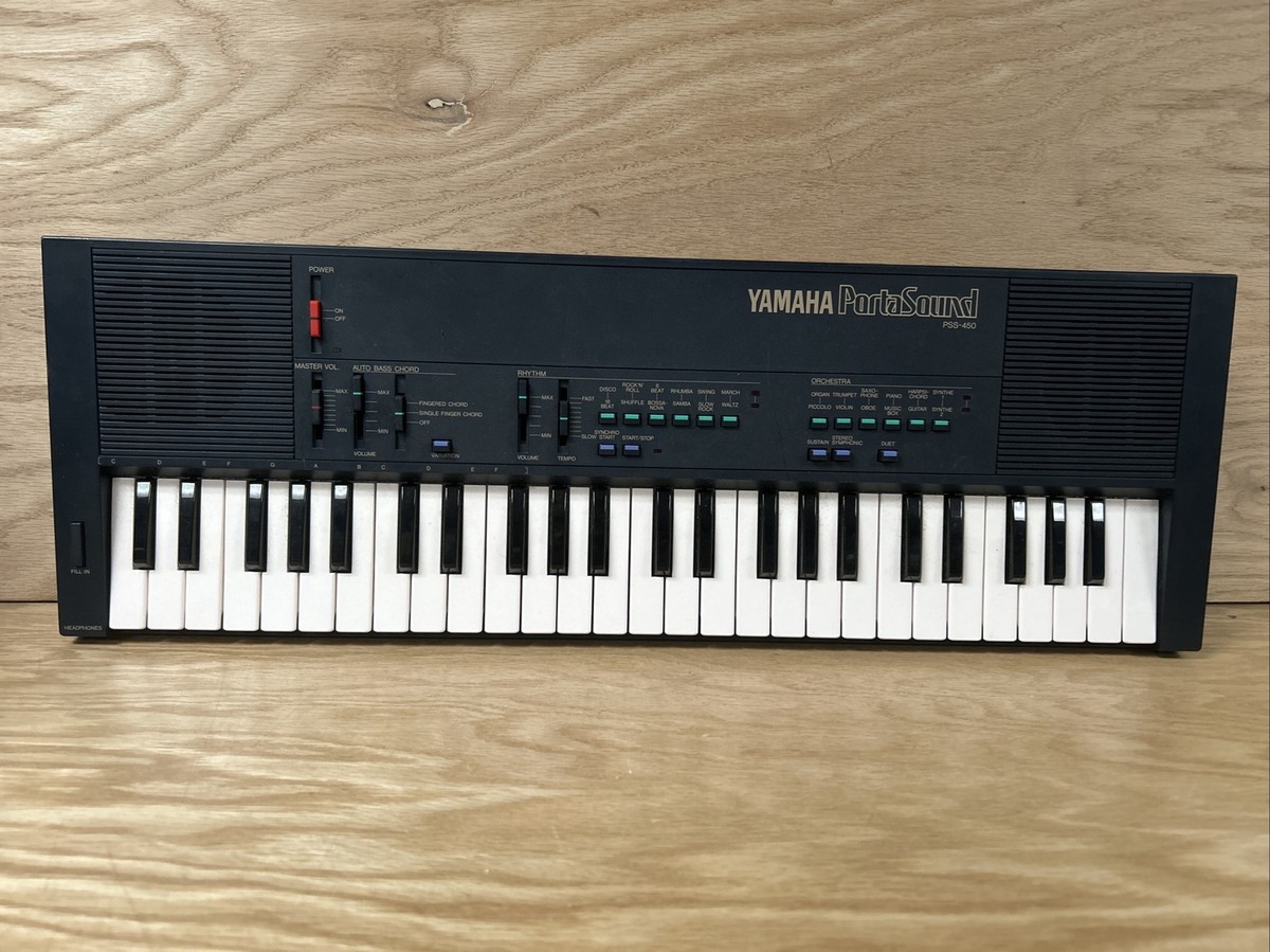 日本製◇純正アダプター有ヤマハPSS-450 PortaSoundミニキーボード 日本製◇純正アダプター有ヤマハPSS-450 PortaSoundミニ
