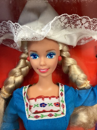1993 DUTCH BARBIE - 11104 - ORIGINAL BOX UNOPENED - DOLLS OF THE WORLD - #2 - Picture 4 of 14