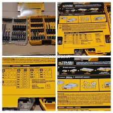 NEW MAXFIT 81 PIECE DEWALT SCREW BIT ACCESSORIES TOUGH CASE/COMPATIBLE