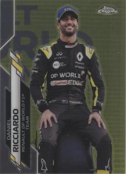 2020 Topps Chrome Sapphire Edition Formula 1 - Daniel Ricciardo #9