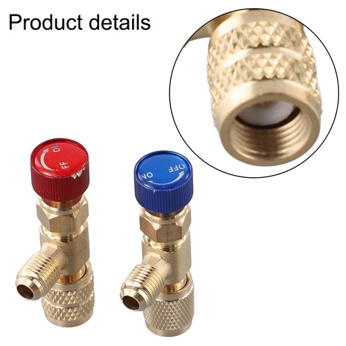 2 STCK. Klimaanlage Fluor Sicherheit Handbuch Ventil-Adapter R22/R410 Stecker - Bild 4 von 15
