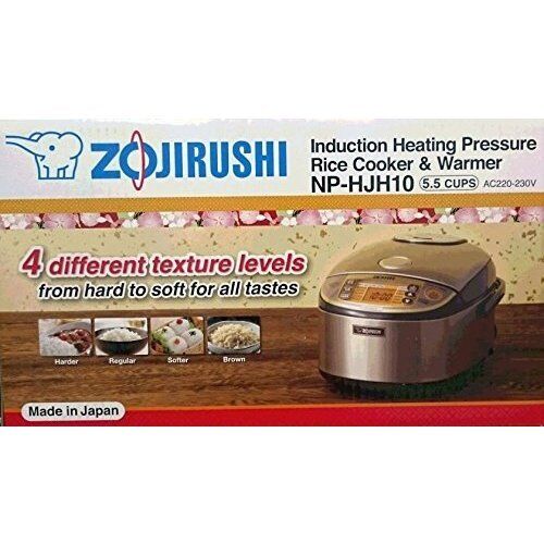 Zojirushi NP-HJH18 Pressure IH Rice Cooker 10 Go Cook 220V SE Plug Made in JAPAN - Afbeelding 1 van 2