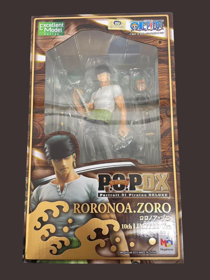 One Piece MegaHouse Roronoa Zoro POP NEO-DX 10th LIMITED Excellent