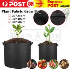 1-10Pcs Plant Grow Bag Potato Fabric Pots Grow Bags Handles 3/5/10/20 Gallon New