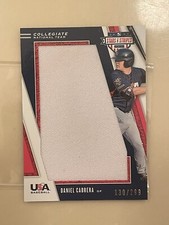2019 PANINI STARS & STRIPES DANIEL CABRERA JUMBO JERSEY NATIONAL TEAM #130/299