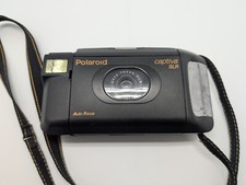 Polaroid Captiva SLR Auto Focus Camera Black -Takes 95 Film - Untested SEE DESC.
