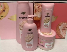 Dove X Crumbl Stawberry Crumb Cake 4 Piece Set 1 Of Each 
