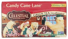 Celestial Seasonings Tea Grn Dcf Cndy Cane Lane, 18 Count (Pack of 6)