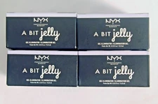 Lot of 4 NYX Illuminator Professional Makeup A Bit Jelly Opalesent Gel