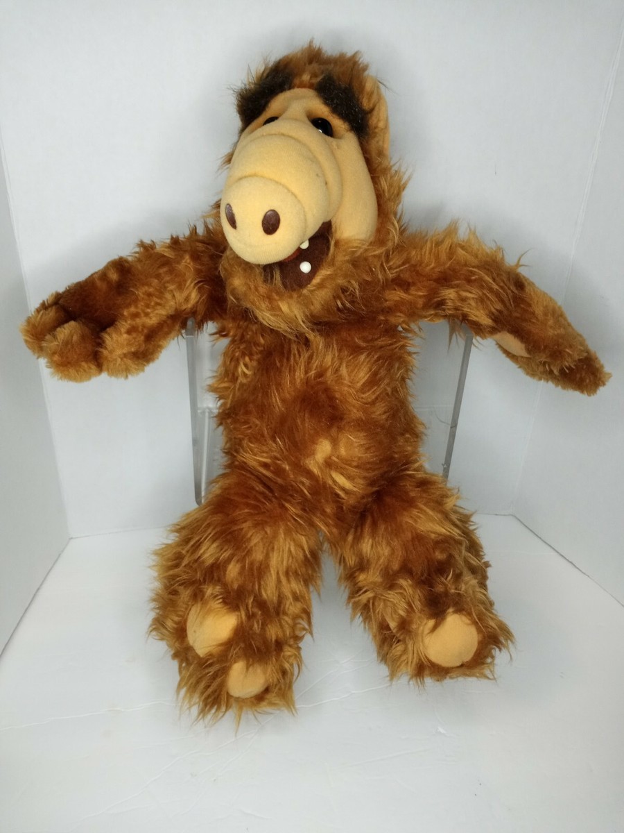 Vintage ALF 18” Plush Stuffed Animal Doll Toy Coleco 1986 Alien