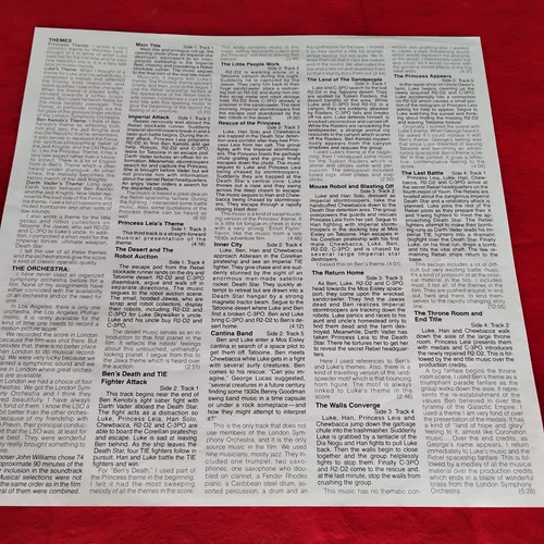 STAR WARS ORIG SNDTRACK DOUBLE VINYL JOHN WILLIAMS & LONDON SYMPHONY ORCHESTRA - Picture 9 of 10