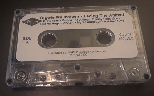 Yngwie Malmsteen: Facing The Animal 1997 Mercury Records WLP Promo Cassette Rare - Picture 6 of 8