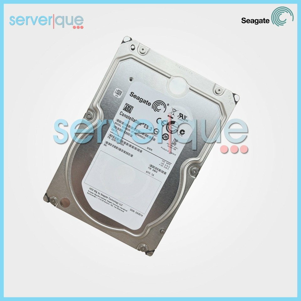 Seagate Constellation ES.3 Interne Festplatte – 4 TB, 3,5 Zoll, SATA, 7.200 U/min, 128 MB Cache, Für Server