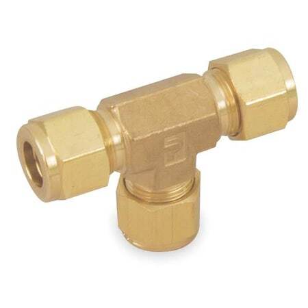 Parker 8Et8-B 1/2" A-Lok Brass Union Tee
