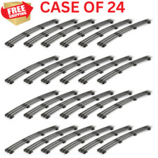 Case of 24 O-96 Curve O Gauge High Tensile Strength Tubular Train Tracks NEW