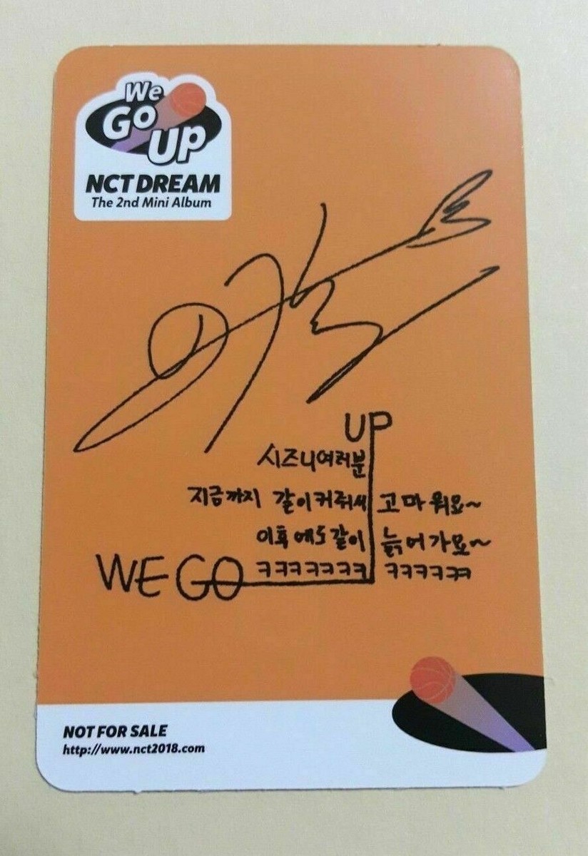 ヘチャン　トレカ　we go up NCT DREAM/We go up/ヘチャン/ペーパースタンド/ホログラム