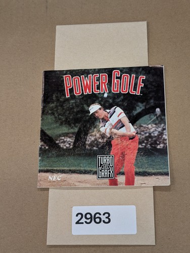 Power Golf - Turbo Grafx - Manual Only **NO GAME! - Picture 5 of 6