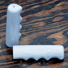 Gray White Sparkle Vintage Schwinn Stingray Bike Grips Lowrider Bicycle Cruiser