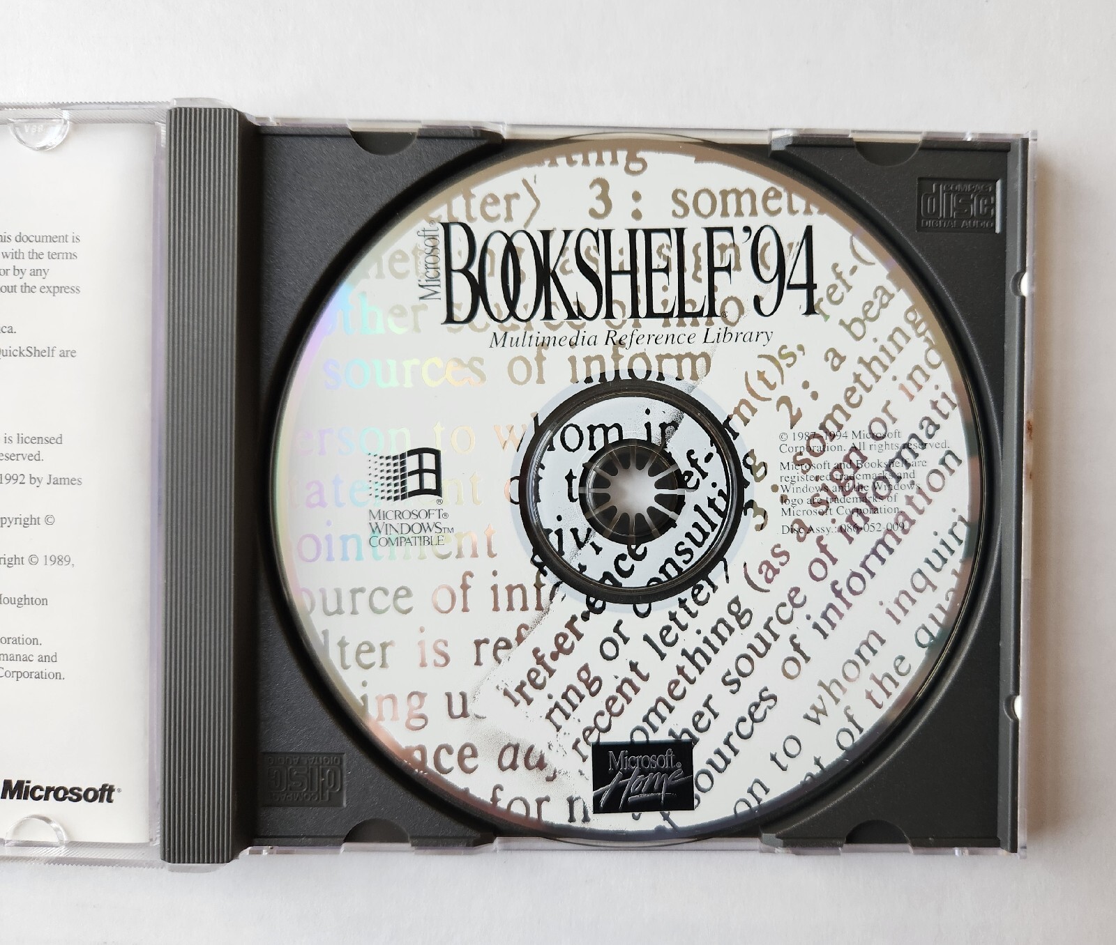 Microsoft Cd Rom Ebay Microsoft BookShelf '94 - The New Way to Look It Up. Pre-owned Software ...