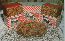 Advertisement World Famous Old Fashioned Claxton Fruit Cake Postcard