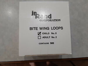 Bite Wing Loops Adult 500/Pk .JR Rand