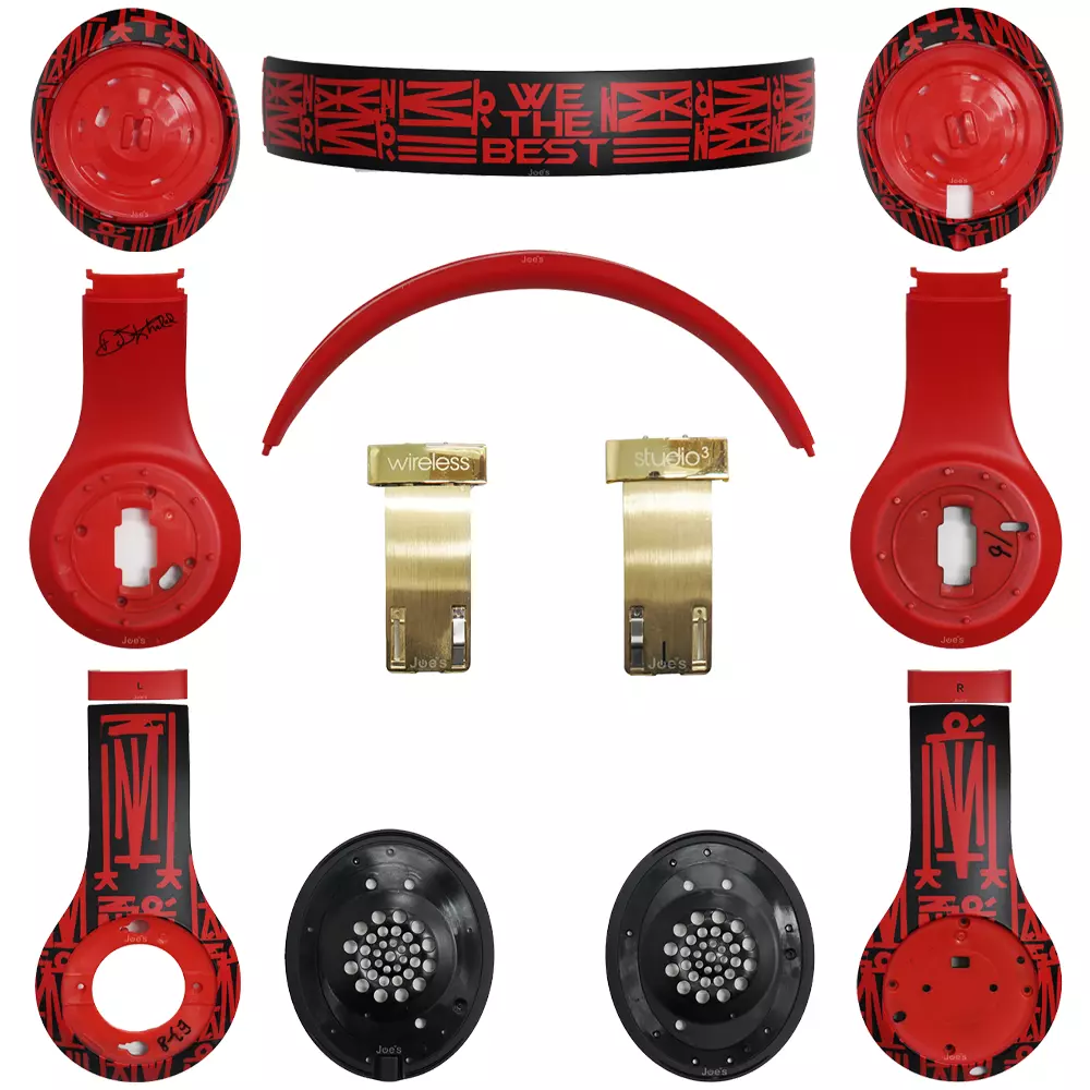 Beats By Dre Studio 3 Wireless DJ KHALED Headphones Replacement Repair Parts Beats By Dre Studio 3 Wireless DJ KHALED Headphones Replacement Repair Parts