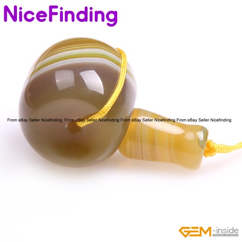 Natural Tibetan Guru Beads Set Buddha Mala Prayer Gemstone Jewelry Making 3 Hole - Picture 5 of 240