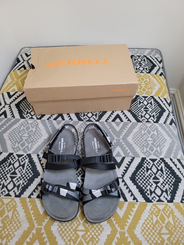 Worn Once Merrell District 3 Webbing Backstrap Walking Sandals Size 4 EU 37