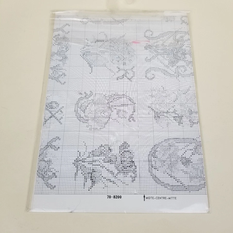 Sampler 70-8200 - Permin of Copenhagen Cross Stitch New Chart - Image 2 of 4