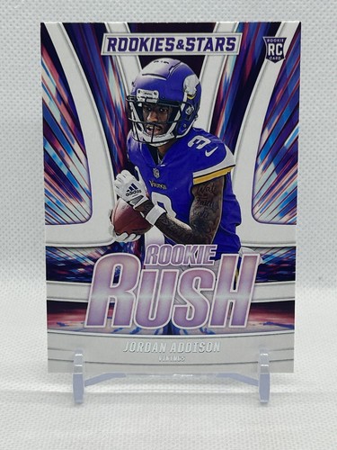 2023 Panini Rookies & Stars Jordan Addison Rookie Rush #RR-12 Vikings
