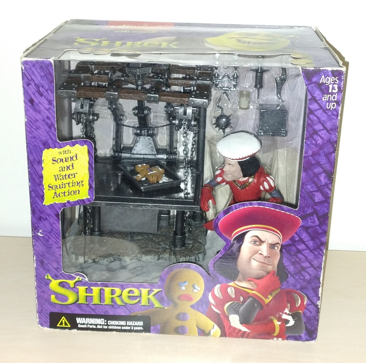 McFarlane Shrek Duloc Dungeon Farquaad Gingerbread Man 5' Figure