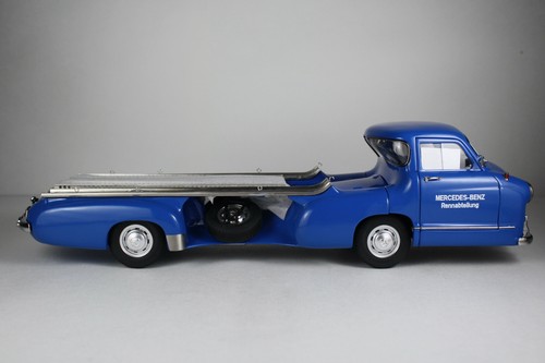 CMC 1/18 Mercedes Benz 1955 Renntransporter Racing Car Transporter - New in Box - Picture 8 of 24
