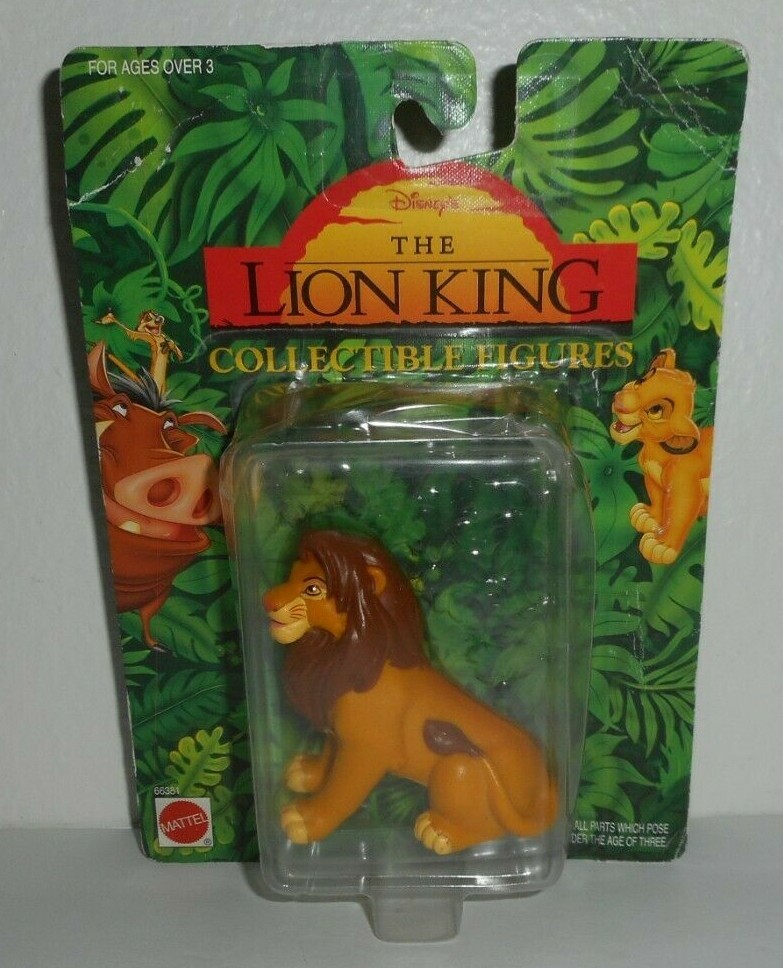ADULT SIMBA The Lion King Collectibles Action Figure Mattel New