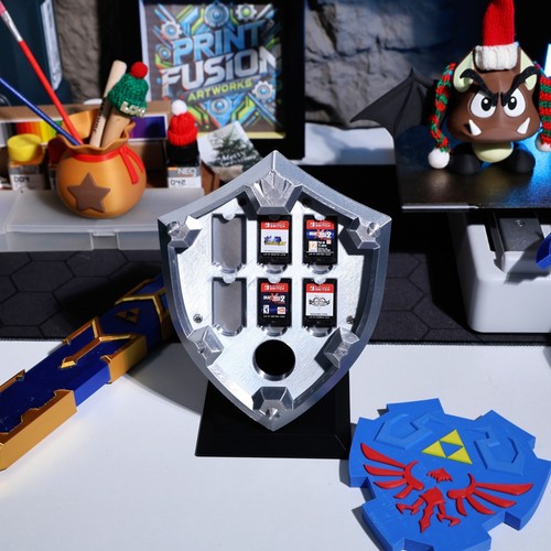 Zelda Link Sword Shield Game Card Storage Box Display 3D Printed PLA Case Switch - Picture 6 of 15