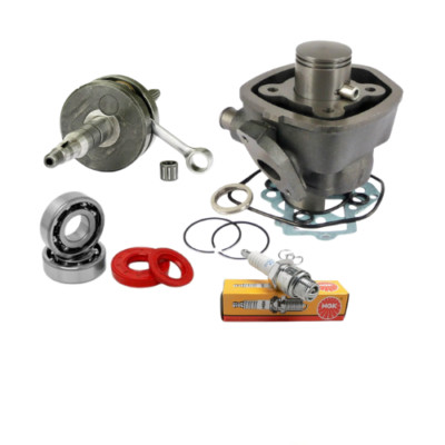 Kit Vilo Kurbelwelle und Zylinder Gusseisen für MBK Nitro Minarelli Horizontal 2t