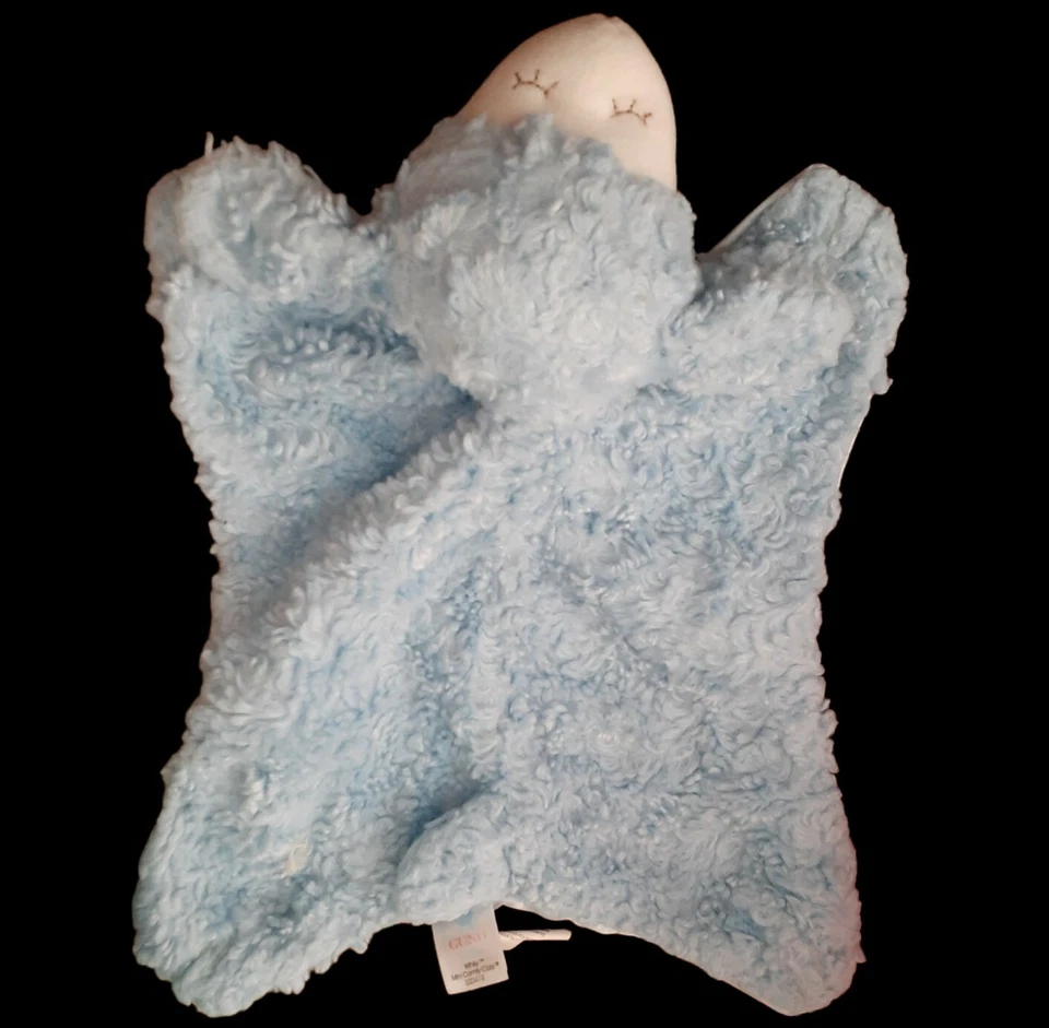 Baby GUND Cómodo Acogedor Mini Winky Seguridad Blankie Lovey Cordero Azul Foto 3 de 4