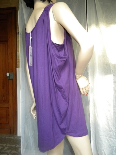 DESIGNERS REMIX COLLECTION Von Charlotte Eskildsen Kleid Unterhemd Lila M 38/40 - Bild 2 von 6