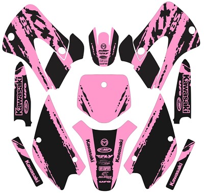Graphic Kit for 1998-2013 Kawasaki KX85 KX100 KX 85 100 UFO RESTYLE Pink