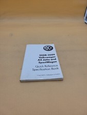 2008-2009 VOLKSWAGEN A5 JETTA QUICK REFERENCE SPECIFICATION BOOK GUIDE MANUAL 
