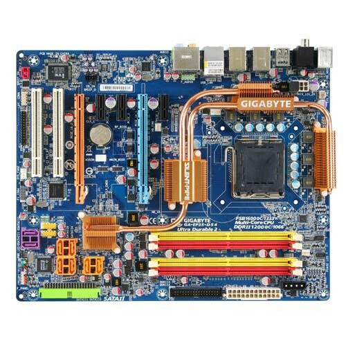 Placa base Gigabyte GA-EP35-DS4 P35 X16 PCIe Usado *Sin embalaje original*. - Imagen 1 de 2