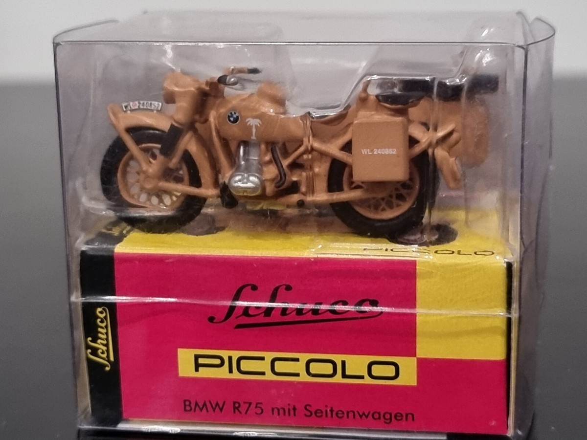Schuco 1941 BMW R75 Motorcycle with Sidecar 1/43 Motorbike