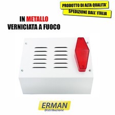 FINTA SIRENA - FINTO ANTIFURTO - ROBUSTA - COMPLETAMENTE IN METALLO - da esterni