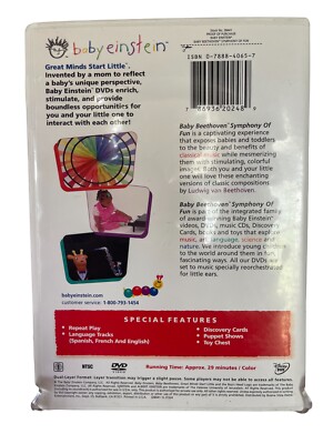 Disney Baby Einstein - Baby Beethoven (DVD, 2002) Symphony