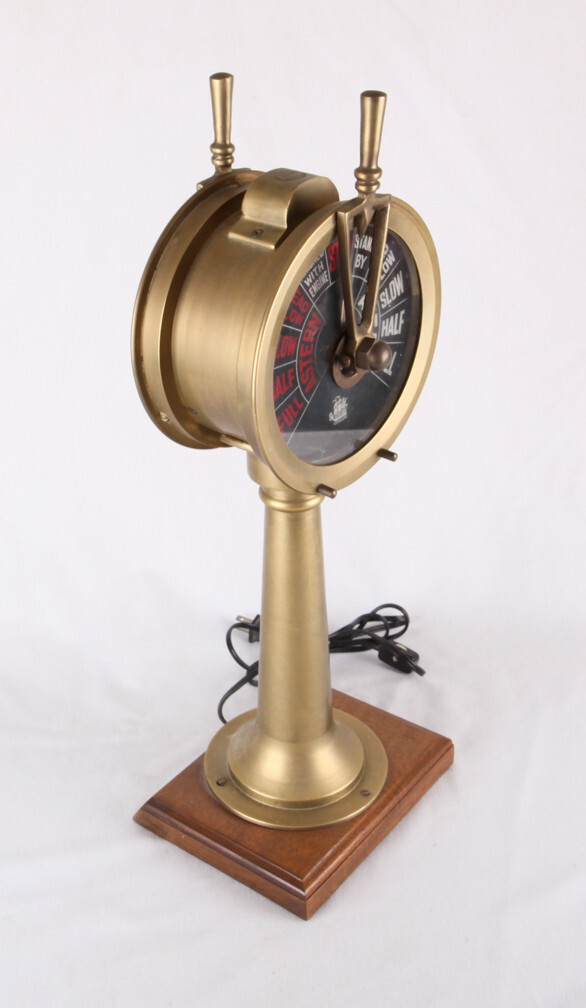 Engine Order Telegraph Ship Throttle Light, w Bell, 18.5