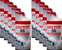 10X Henkel Loctite 55 160M-Gewindedichtfaden, Idh: 2056936; Dvgw/Ktw-Freigabe