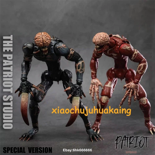 The Patriot Studio 1/12 Resident Evil Black Evolver Licker Action Figure Toy 6" - Picture 13 of 18