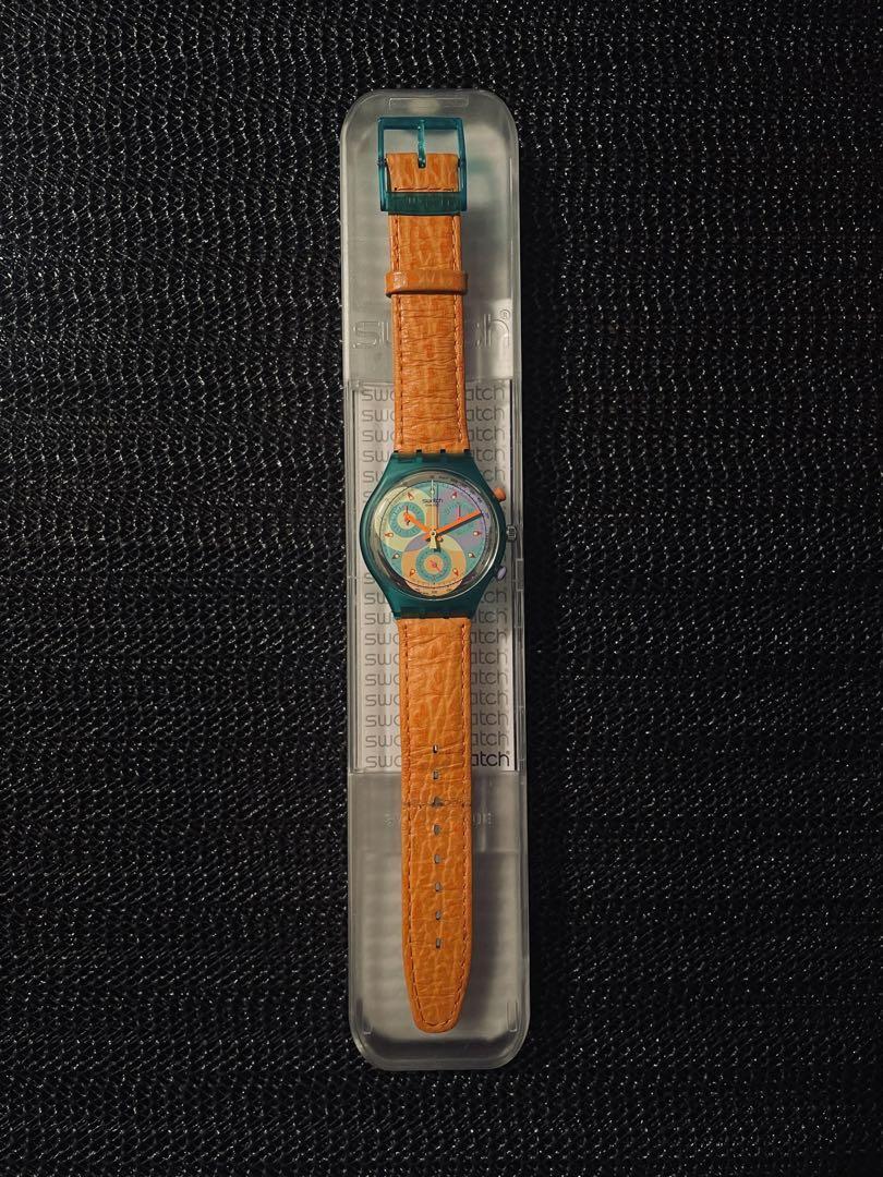 Swatch Sound Chronograph Vintage Watch 38mm Working Condition | eBay