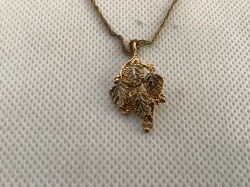Gold Vermeil over sterling silver pendant & 18 “ Yellow Gold filled chain. - Picture 2 of 7